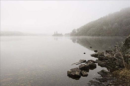 洛蒙德湖,特罗萨克斯山,国家公园,苏格兰,英国