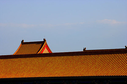 北京故宫博物院紫禁城一角