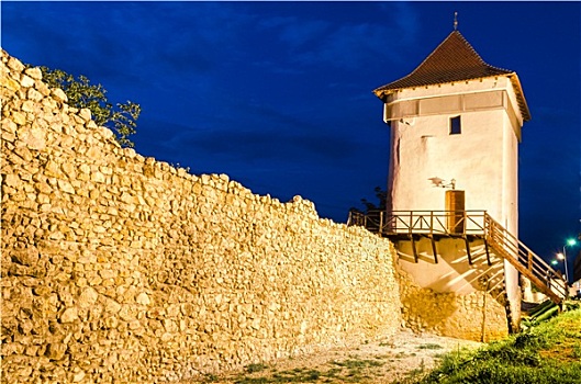 布拉索夫,中世纪,墙壁,特兰西瓦尼亚,罗马尼亚