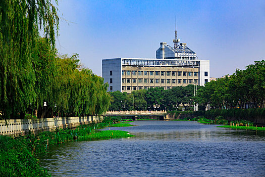 宁波,永耀集团,电力局,大楼,建筑,蓝天