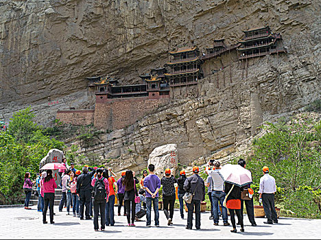 悬挂,庙宇,寺院,恒山,山,山西,中国