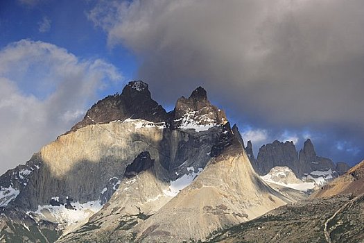 山峦,国家公园,巴塔哥尼亚,智利