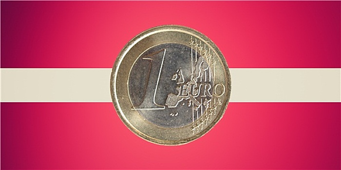 旗帜,欧元硬币