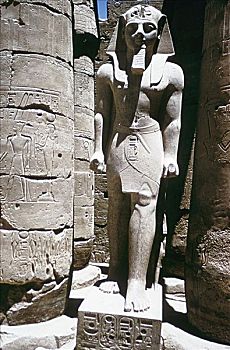 卢克索神庙,拉美西斯,雕塑,埃及艺术