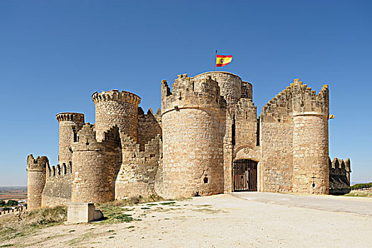 15世纪,贝尔蒙特,城堡,昆卡,卡斯蒂利亚,拉曼查,西班牙