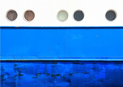 舷窗,船体,白色背景,蓝色,背景