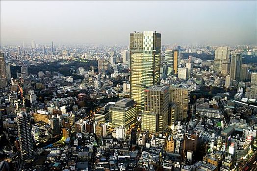 日本,东京,市中心,建筑
