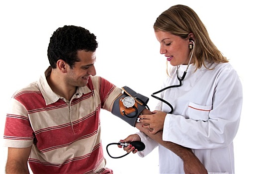 医生,测量,血压