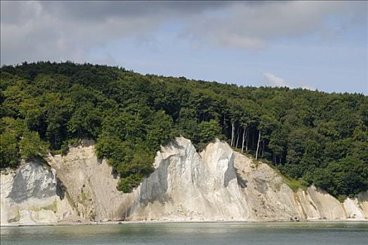 白垩断崖,国家公园,梅克伦堡前波莫瑞州,德国