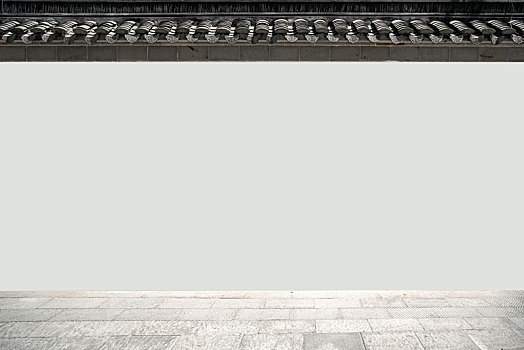 中式灰瓦白墙