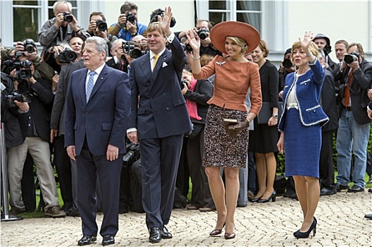国王,皇后,荷兰,军事,荣耀,德国,午餐,贝尔维尤,总统府