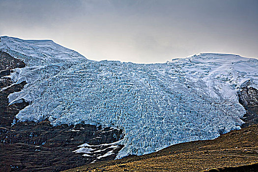 西藏雪山冰川