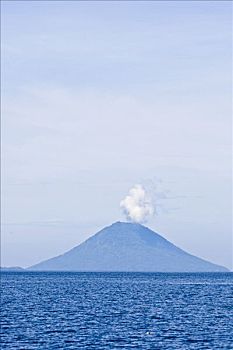 火山,万鸦老,布那肯岛,国家公园,苏拉威西岛,印度尼西亚