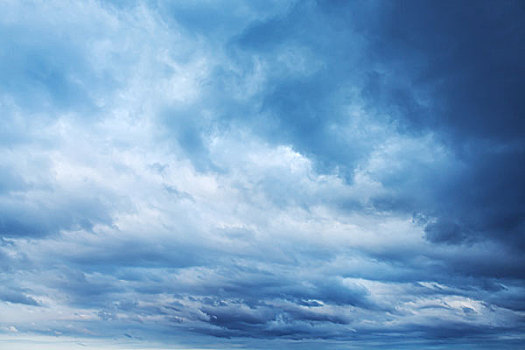 深蓝,雷雨天气,云,抽象,自然,背景