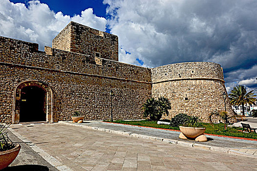 城堡,国家考古博物馆,阿普利亚区,福贾,意大利,欧洲
