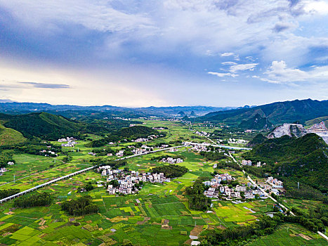 封开乡村美景航拍