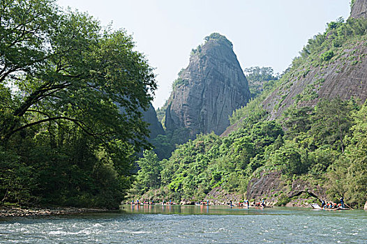 福建南平武夷山九曲溪漂流