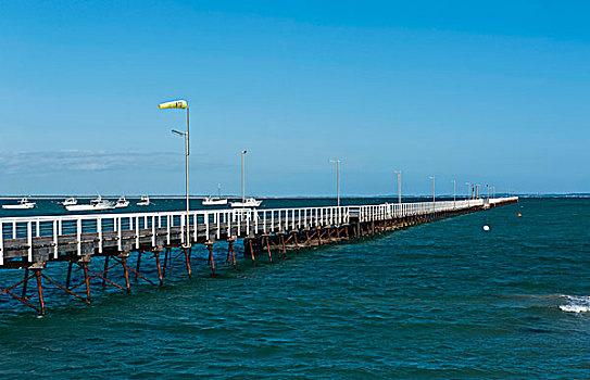 长,码头,南澳大利亚州