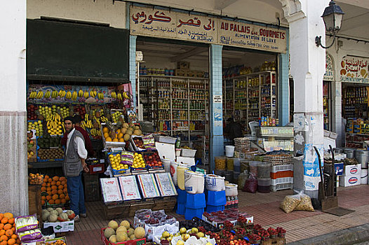 摩洛哥,卡萨布兰卡,中央市场