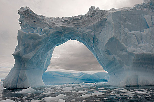 冰山,天然拱,南极半岛,南极