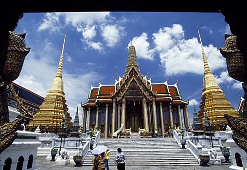 寺院,佛,庙宇,大皇宫,曼谷,泰国
