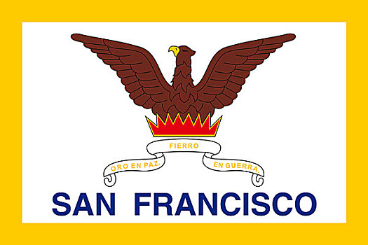 城市,旧金山,旗帜