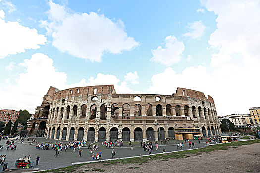 罗马圆形竞技场外观全景