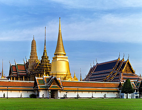 玉佛寺,庙宇,皇宫,契迪,曼谷,中心,泰国,亚洲