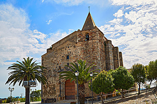 教堂,圣安德烈斯岛,埃斯特雷马杜拉,巴达霍斯,西班牙,道路