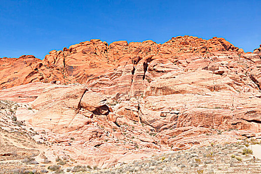 风景,红岩峡谷,莫哈维沙漠