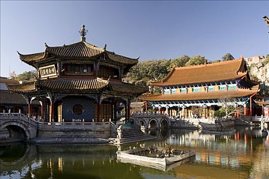 禅,佛教寺庙,昆明,云南,中国