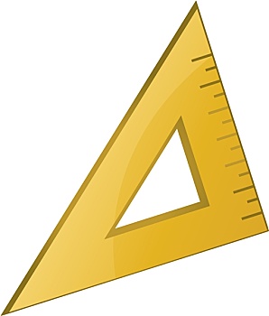 直尺,三角形