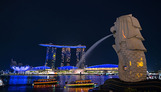 新加坡城市夜景