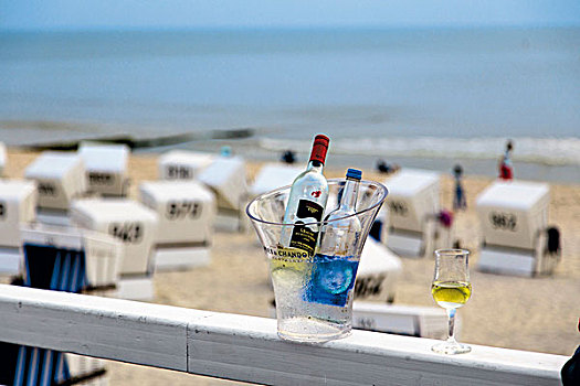 白葡萄酒,海滩,威斯特兰