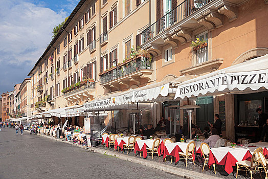 餐馆,街道咖啡店,广场,纳佛那广场,罗马,拉齐奥,意大利,欧洲