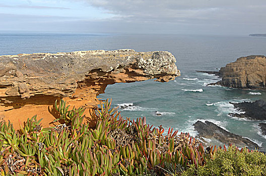 葡萄牙,西海岸,自然,石头,海洋