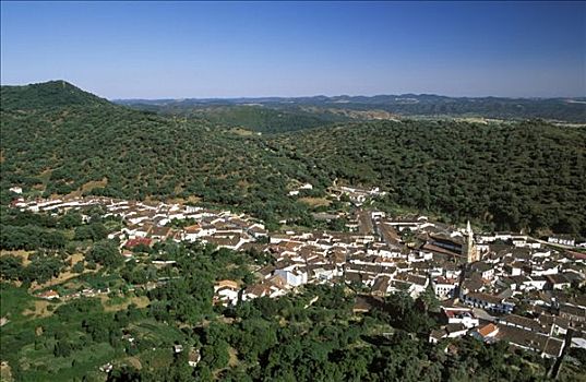 绿色,风景,韦尔瓦,安达卢西亚,西班牙
