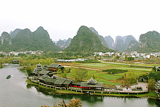 桂林丽江风雨桥