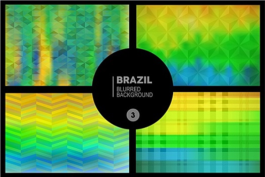 巴西,几何,模糊,背景