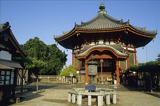 日本,关西,奈良,庙宇