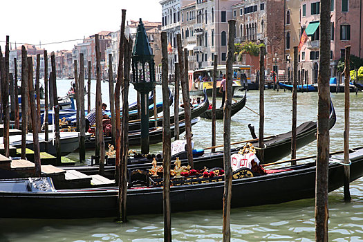 风景,船,大运河,威尼斯