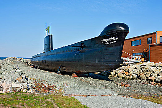 潜水艇,古迹,魁北克,加拿大