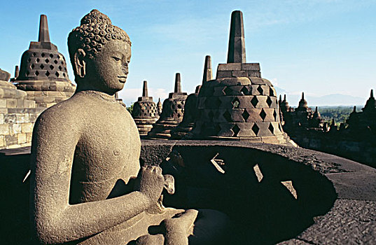日惹,婆罗浮屠,佛教,纪念建筑