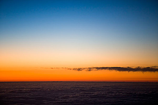 高空飞行,空中美景