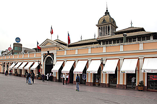 智利,圣地亚哥,市场,中心