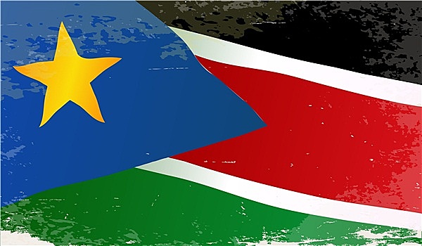 南,苏丹,低劣,旗帜