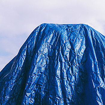 蓝色,防水油布,上方,渔业,网,西雅图