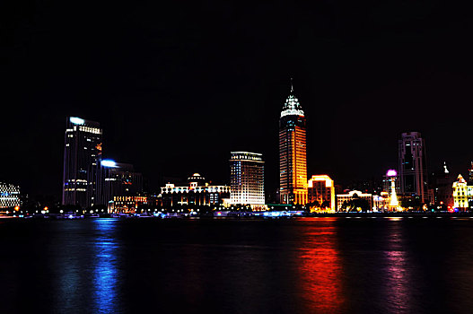 上海城市建筑夜景