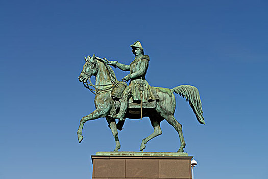 雕塑,国王,瑞典,格姆拉斯坦,斯德哥尔摩,欧洲