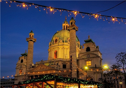 维也纳,卡尔斯,圣诞市场